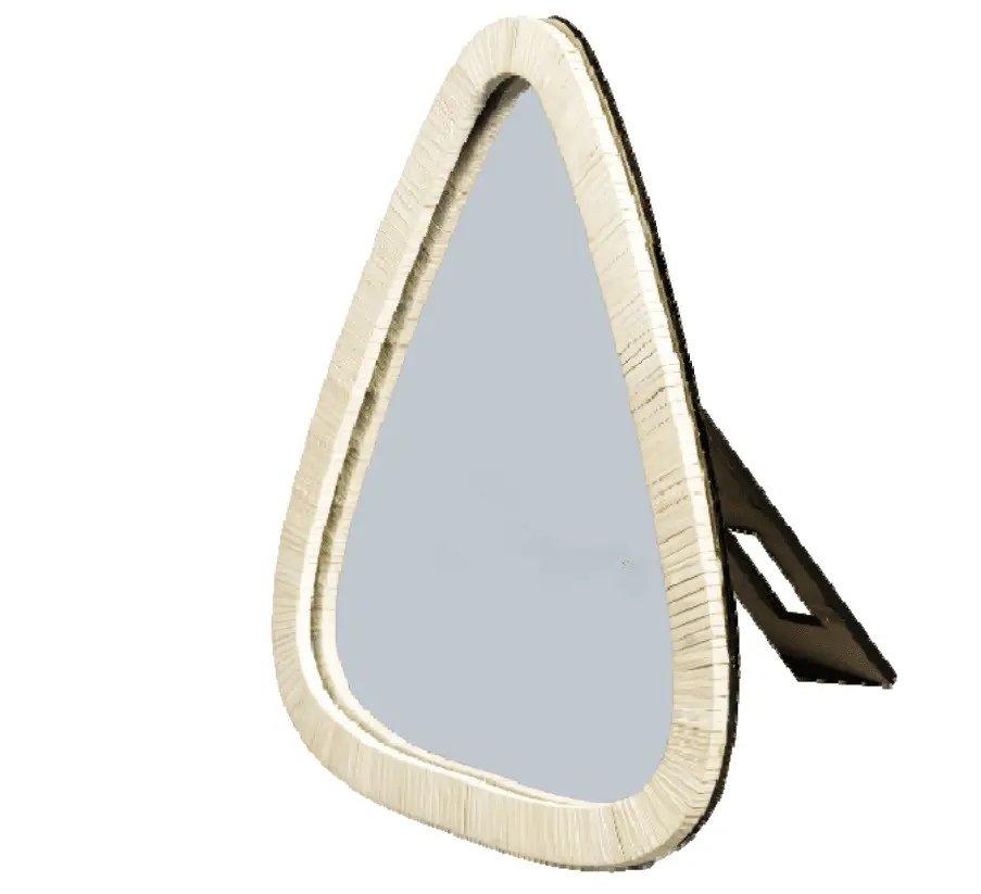 Triangular Woven Decorative Mirrors –W10717